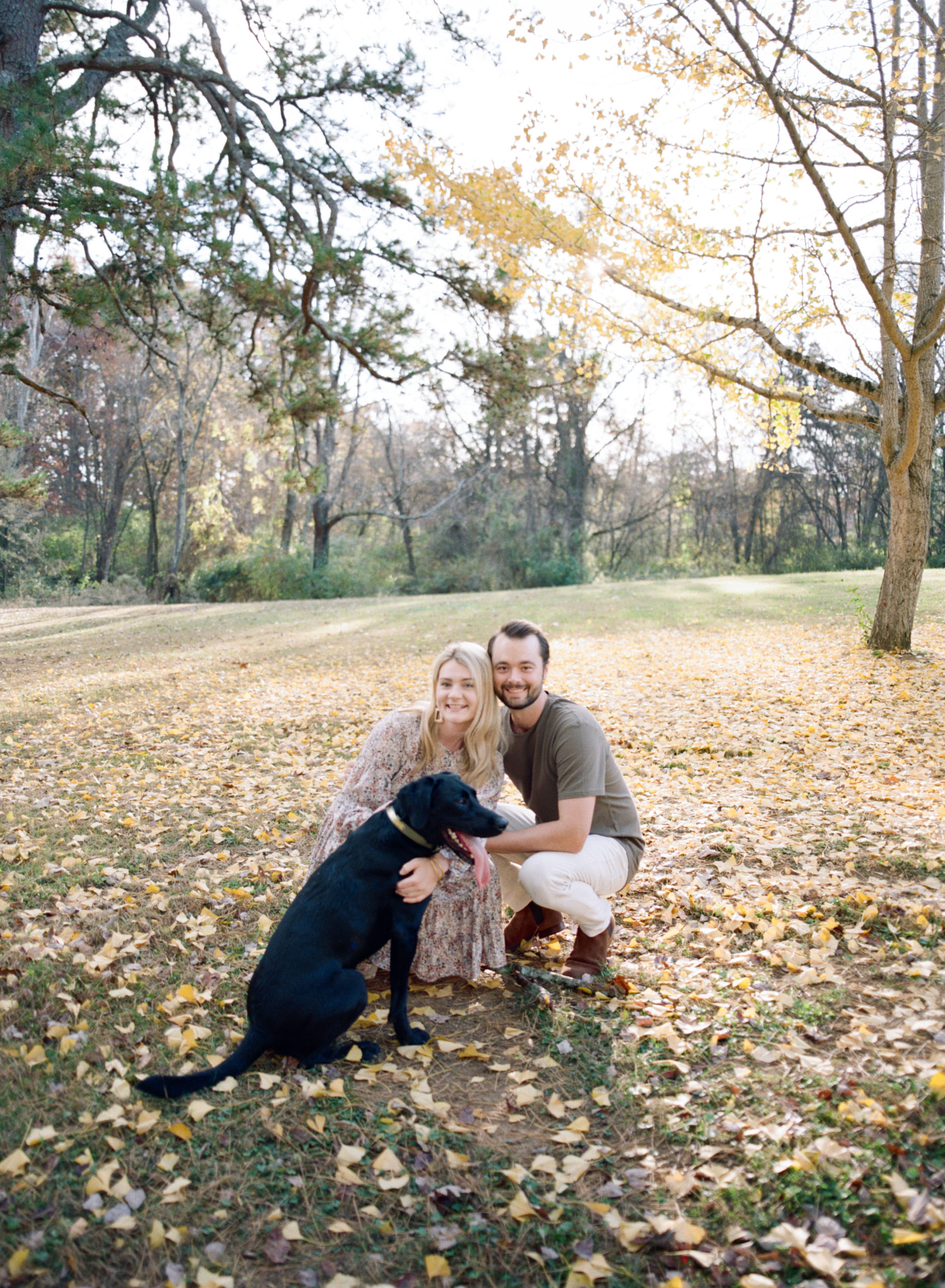 Fall couples portrait session in Springbrook Park, Alcoa, Tennessee by Jillian Adams Photography